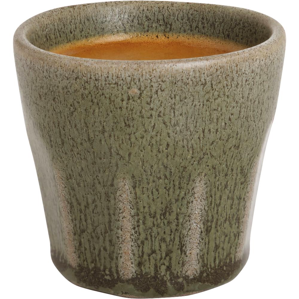 BISTRO Espressotasse - 9 cl - (Ø 7 x 6 cm) - Grün