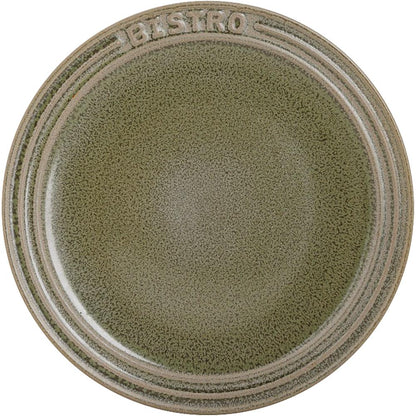 BISTRO Dessertteller - (Ø 21 x 2 cm) - Grün