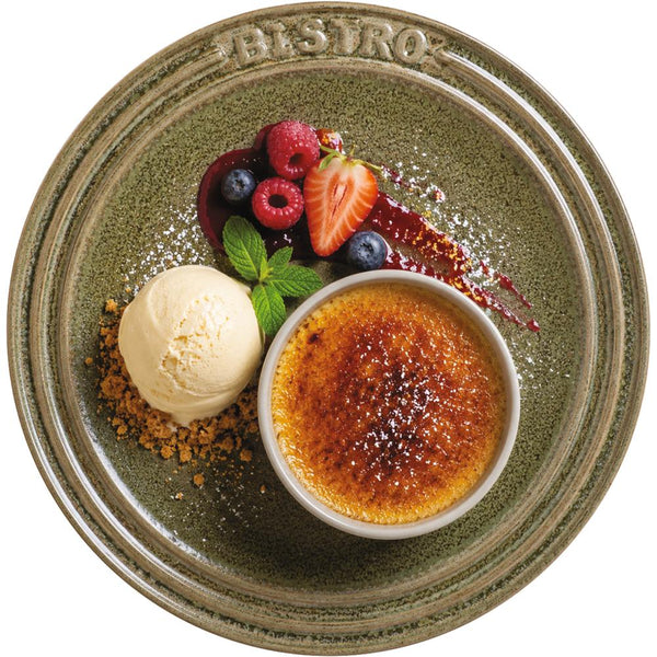 BISTRO Dessertteller - (Ø 21 x 2 cm) - Grün