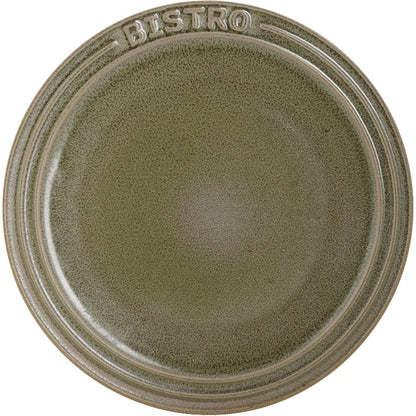 BISTRO Menüteller - (Ø 27 x 2 cm) - Grün
