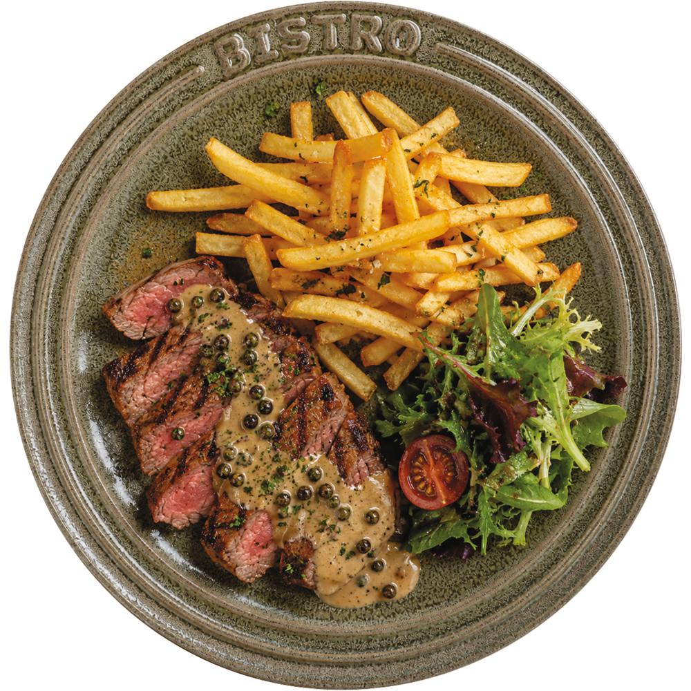 BISTRO Menüteller - (Ø 27 x 2 cm) - Grün