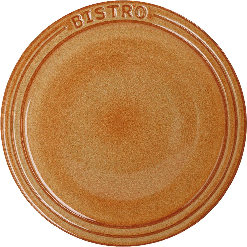BISTRO Menüteller - (Ø 27 x 2 cm) - Senf