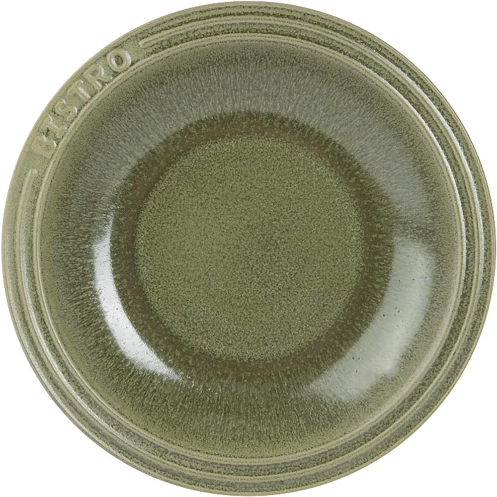 BISTRO Teller, tief - (Ø 26 x 4 cm) - Grün