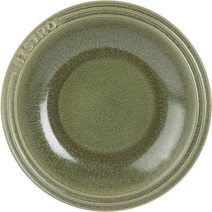 BISTRO Teller, tief - (Ø 26 x 4 cm) - Grün