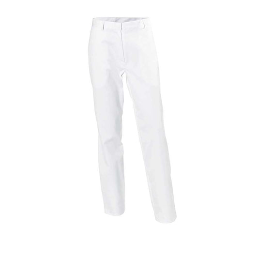 EUROCLEAN Damen-Bundhose - Mischgewebe weiß - 96