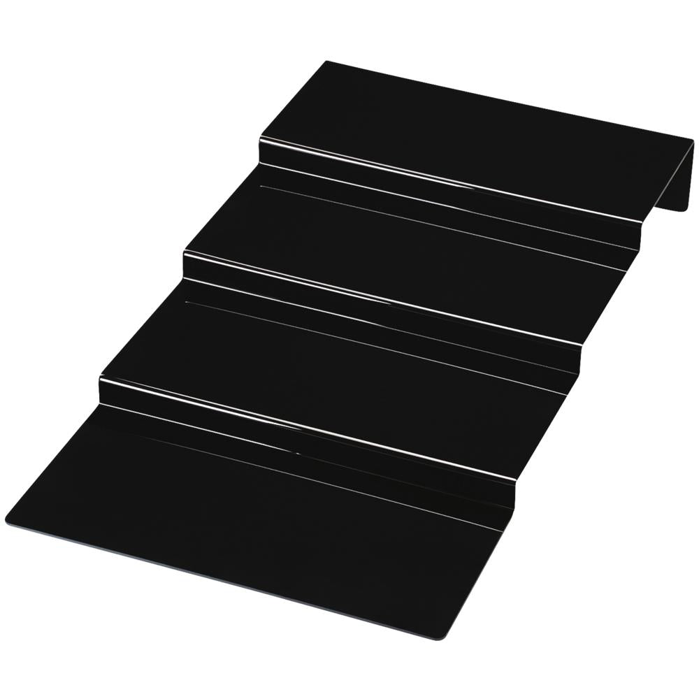 MULTISTAR Thekentreppe 4-stufig - schwarz - 80 x 45 x 10 cm