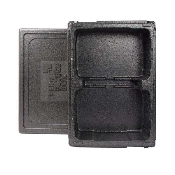 ICE-BOX Thermo-Box für 2 x GN 1/2-150 mm - Schwarz
