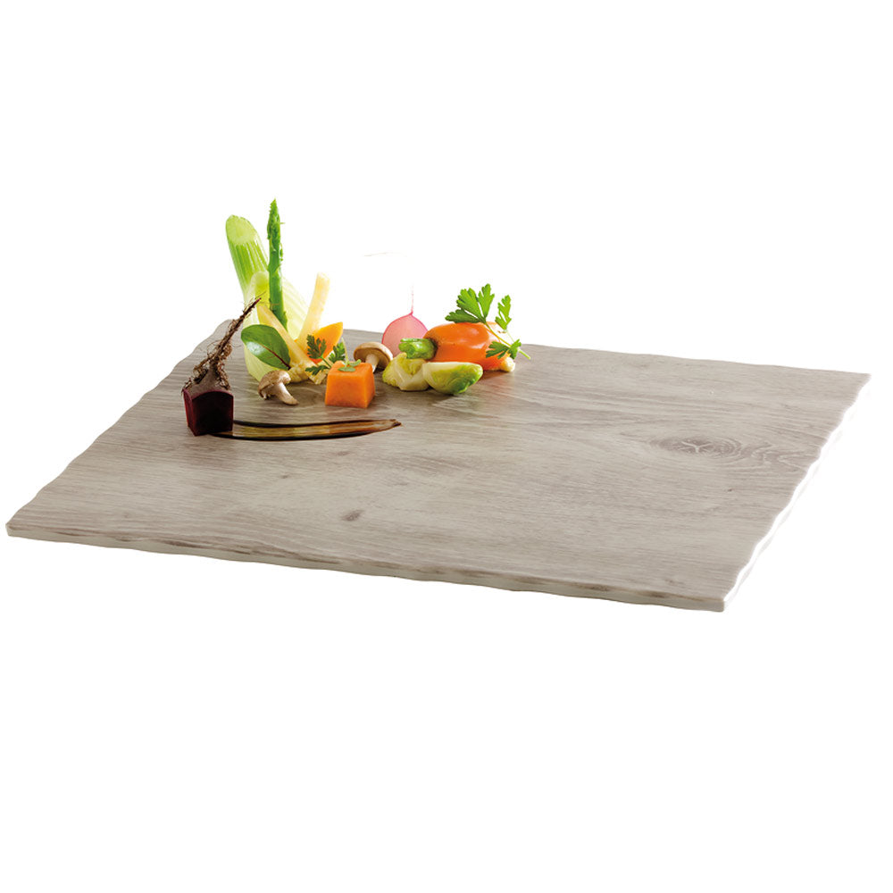 WOOD Buffetplatte GN 1/2 - 32,5 x 26,5 cm, Melamin - Holzoptik