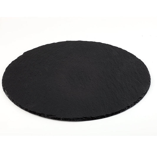Servierplatte - Ø 28 cm - Naturschiefer