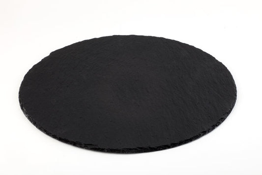 Servierplatte - Ø 33 cm - Naturschiefer