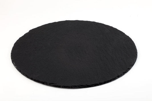 Servierplatte - Ø 33 cm - Naturschiefer