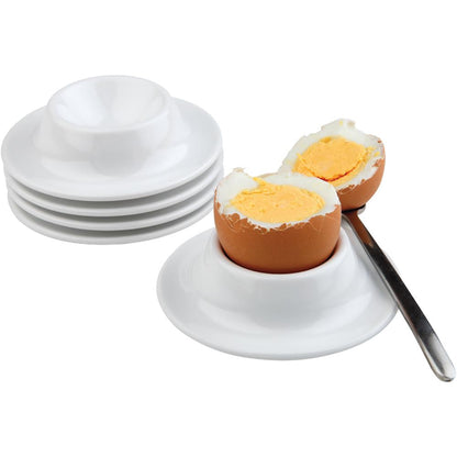 EGGY Eierbecher - (Ø 8,5 x 2 cm) - Melamin - Weiß