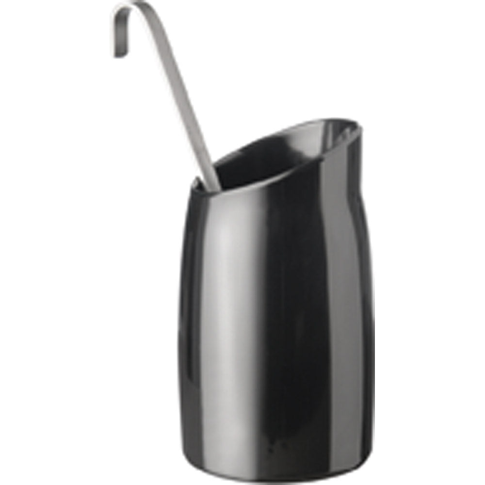 CASUAL Dressingtopf Melamin - Inhalt 1,0 Liter (Ø 12 x 21,5 cm) - Schwarz
