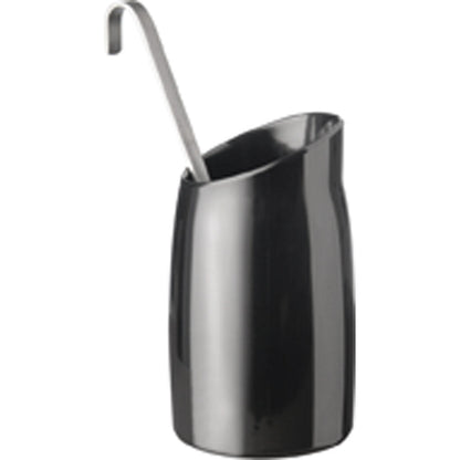 CASUAL Dressingtopf Melamin - Inhalt 1,0 Liter (Ø 12 x 21,5 cm) - Schwarz