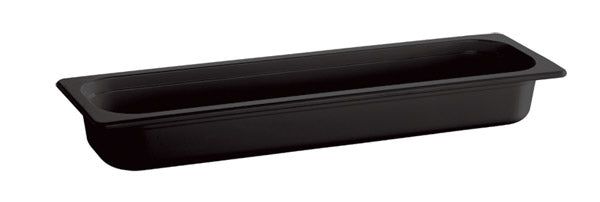SMART LINE Melaminbehälter GN 2/4 - 100 mm - Schwarz (4,3 l)