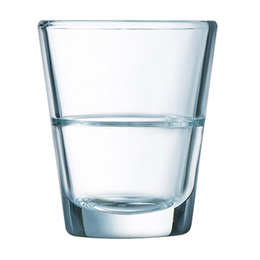 STACK UP Schnapsglas - 4,5 cl (Ø 5 x 6 cm) - geeicht /-/ 2 cl + 4 cl