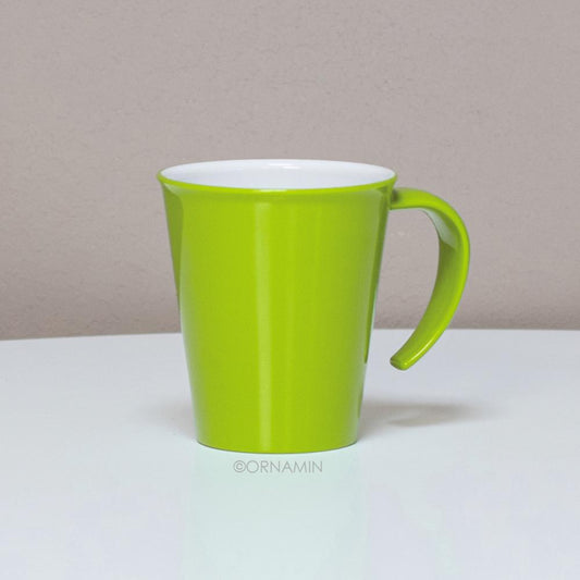 MODELL 1201 Henkelbecher 350 ml - Grün-Weiß (SAN)
