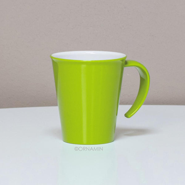 MODELL 1201 Henkelbecher 350 ml - Grün-Weiß (SAN)