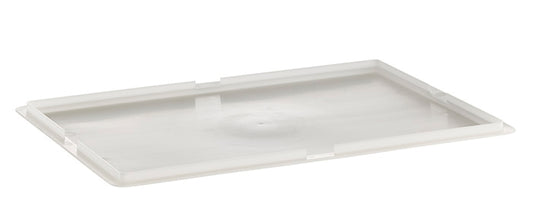 Deckel zu Pizzaballenbehälter HDPE weiß (Größe 60 x 40 cm)