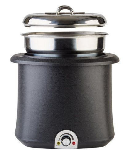 MARMITE Suppentopf 10 l - Schwarz (230 V)