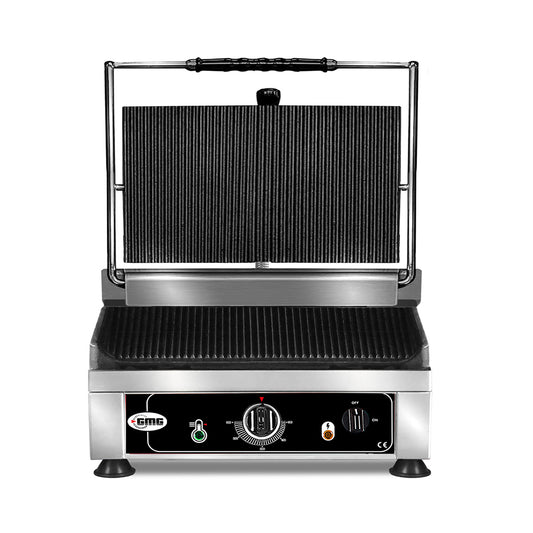GMG Elektro-Kontaktgrill 45x27 gerillt