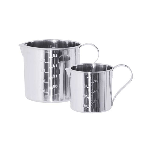 Messkanne CNS 18/10 - Ø 14 x 14 cm, Inhalt 2,1 l