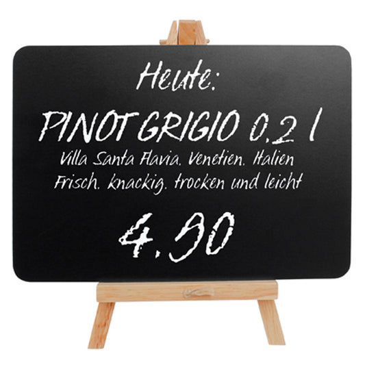 Kreidetafel 14 x 21 cm für Staffelei MINI