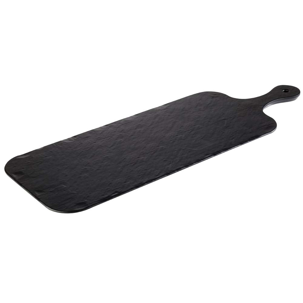 SLATE Platte 48 x 20 cm mit Griff 13 cm - Melamin - Schieferoptik
