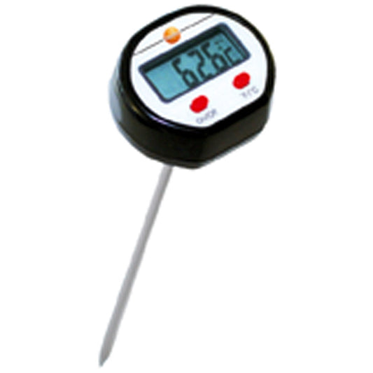 testo Mini-Oberflächen Einstechthermometer inkl. Schutzrohr, -50°C bis +150°C (Knopfzelle LR44)