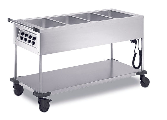 Speisenausgabewagen "SAW 4" - Griff stirnseitig (230 V)