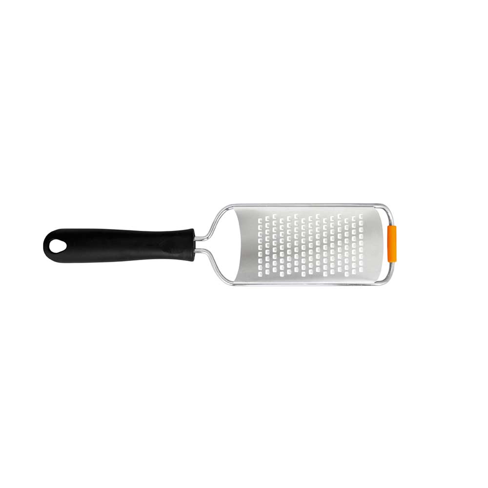 Reibe CNS 18/10 - Fläche 7,5 x 13,5 cm - Länge 32 cm - 3,5 mm/mittel