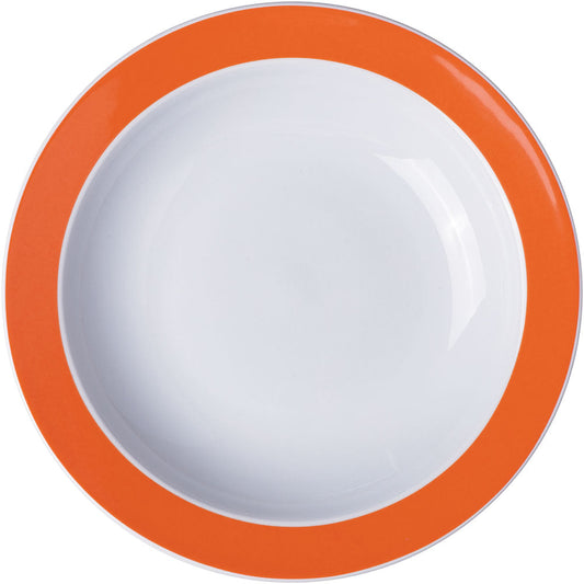 COLOURS Teller tief (mit Fahne) - 42 cl - (Ø 23 cm) - Orange