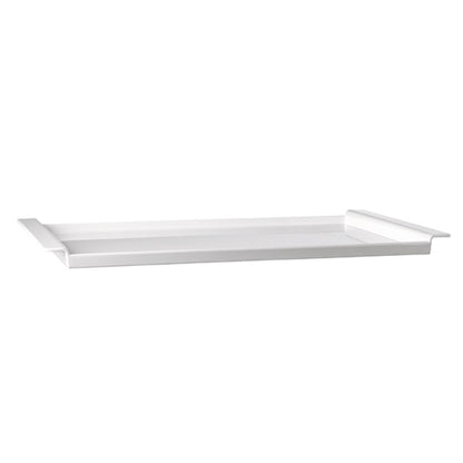 BROTSTATION Melamin-Tablett 59,5 x 35,5 x 3,5 cm - Weiß