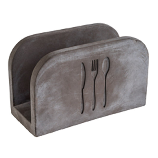 ELEMENT Serviettenhalter 16 x 7,5 x 10 cm - Beton
