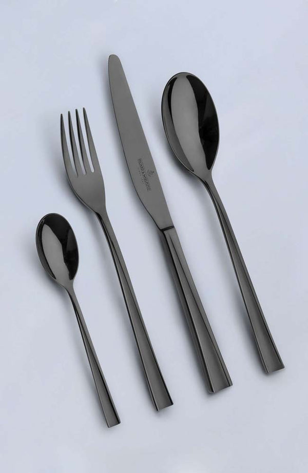 MONTEREY Espressolöffel - 11 cm - schwarz glänzend (PVD)