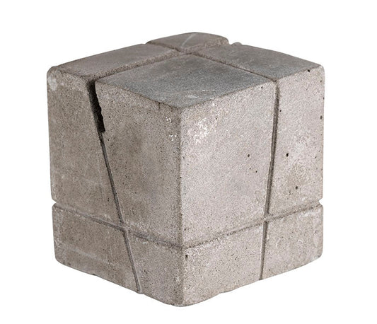 ELEMENT Kärtchenhalter - 4 St. inkl. je 15 Beschriftungskarten weiß/schwarz - Block 3 x 3 x 3 cm