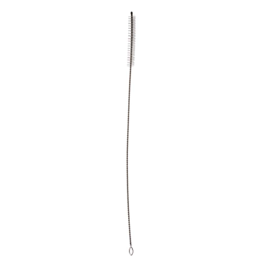 Glas-Trinkhalm Innen-Ø 7 mm x 23 cm (6 Stück + Reinigungsbürste) - gebogen