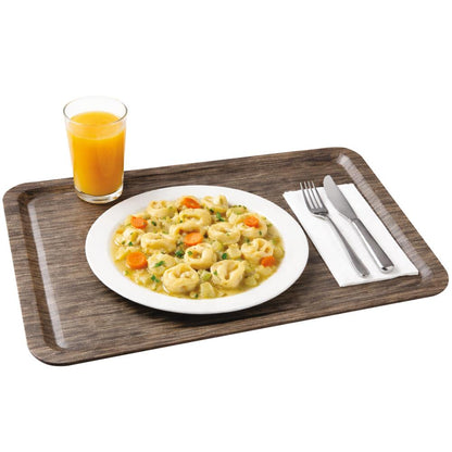 WENGE Serviertablett rutschfest - 37,5 x 26,5 cm