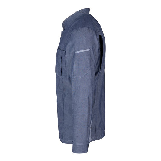 Herren-Kochjacke (Langarm) - Jeans - S
