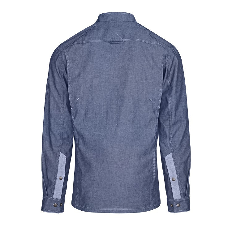 Herren-Kochjacke (Langarm) - Jeans - S