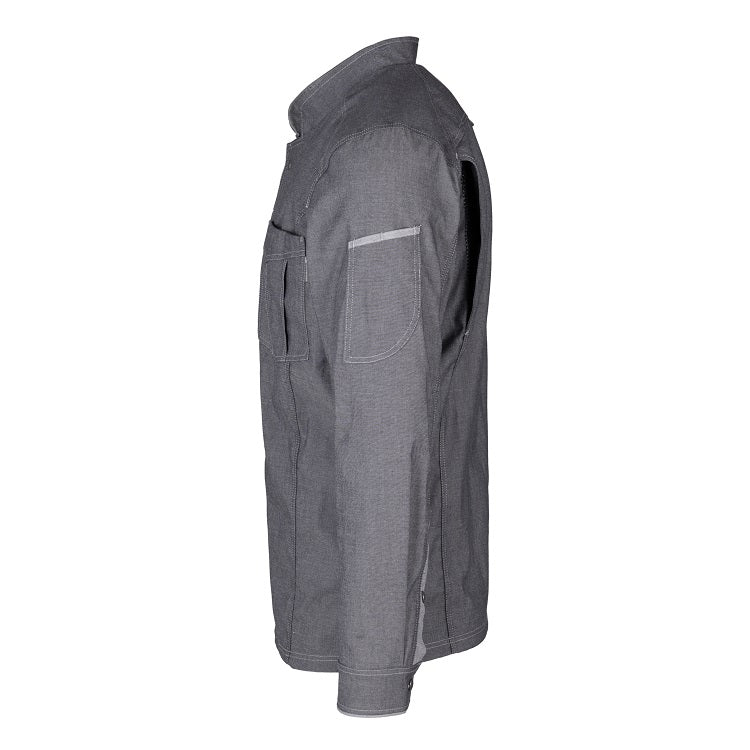 Herren-Kochjacke (Langarm) - Grau - M
