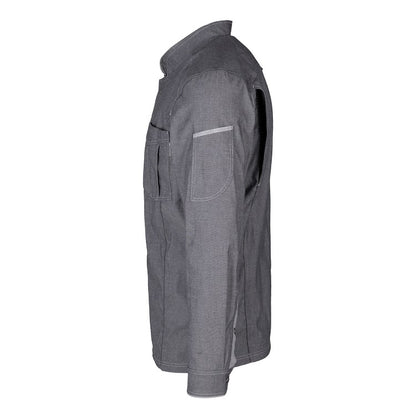 Herren-Kochjacke (Langarm) - Grau - M