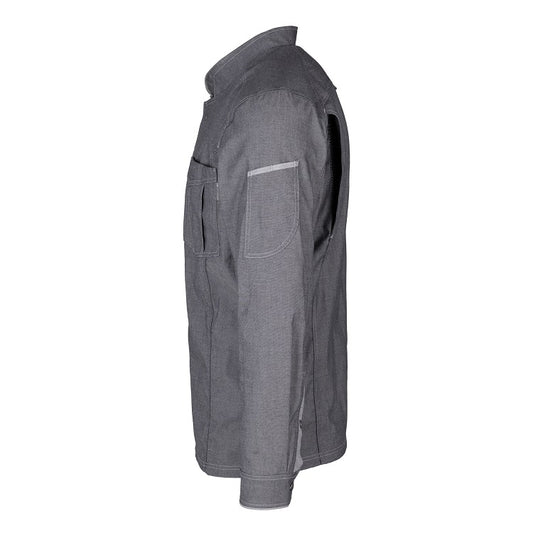 Herren-Kochjacke (Langarm) - Grau - S