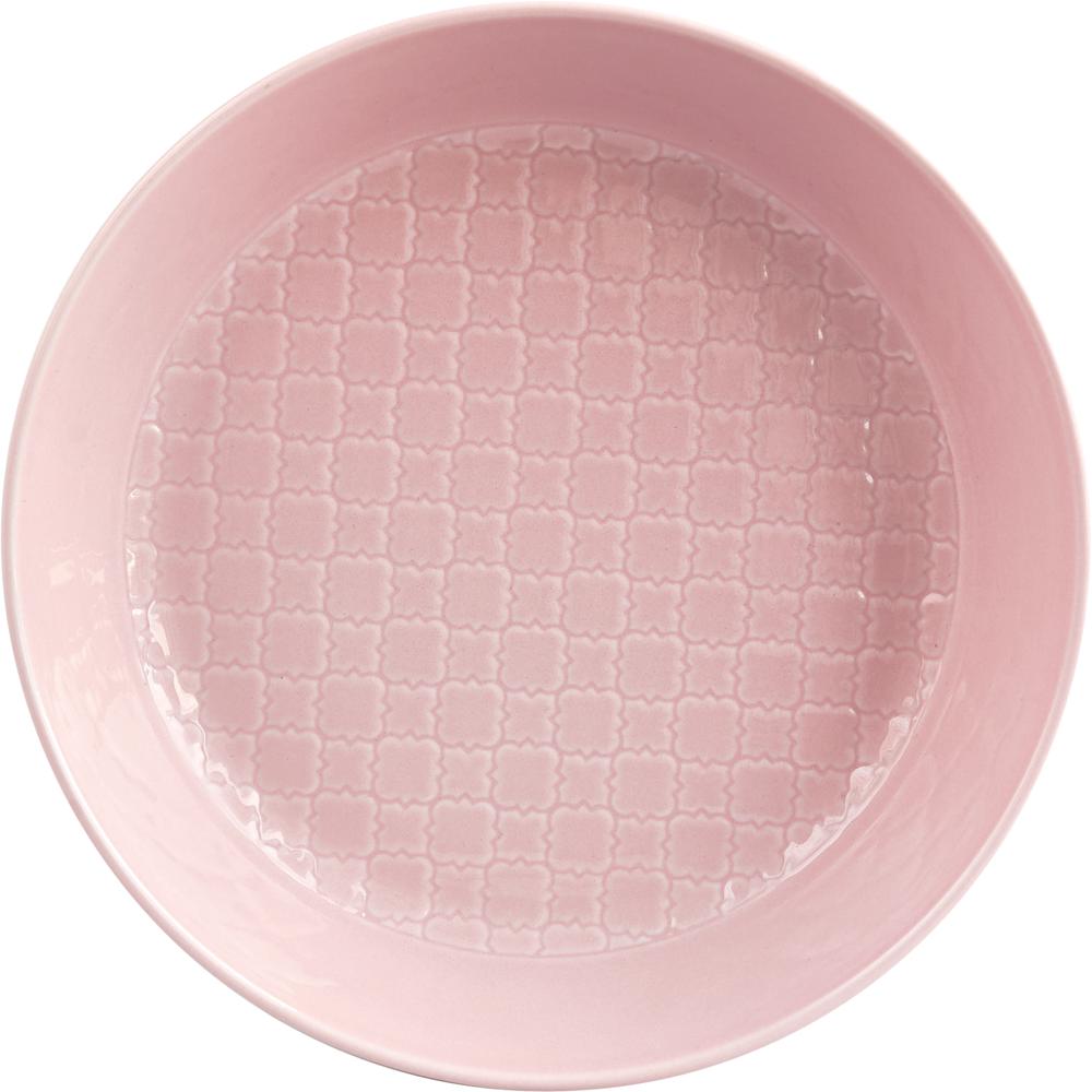 MARRAKESCH Teller mit Rand - Ø 20 cm - Blush Rosa