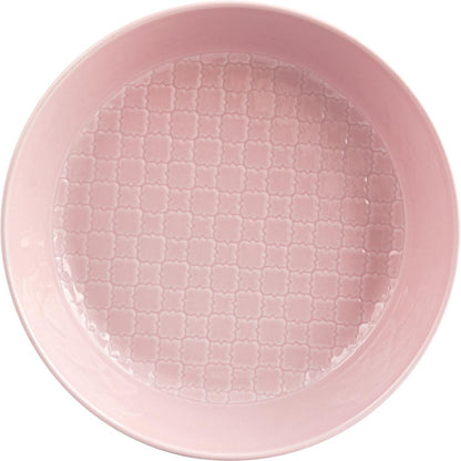 MARRAKESCH Teller mit Rand - Ø 20 cm - Blush Rosa
