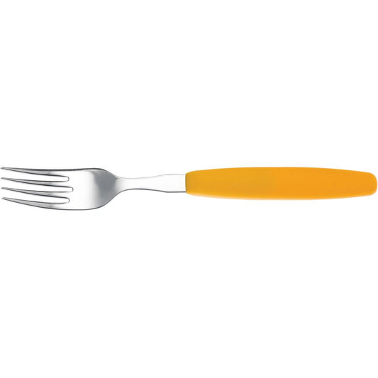 COLORATO Menügabel 20 cm mit Kunststoffgriff - Hellorange