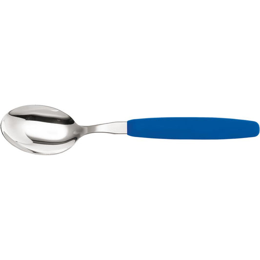 COLORATO Menülöffel 20,5 cm mit Kunststoffgriff - Blau
