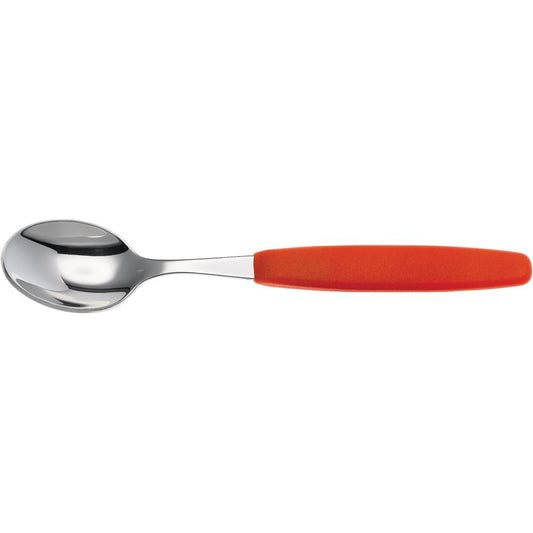 COLORATO Kaffeelöffel 16,5 cm mit Kunststoffgriff - Rot