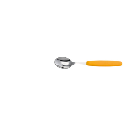 COLORATO Kaffeelöffel 16,5 cm mit Kunststoffgriff - Hellorange