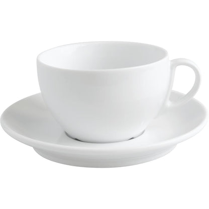 NANA Cappuccinotasse - 28 cl - (Ø 10 x 5,5 cm) - Weiß